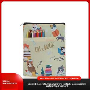 Sac à livres multifonctionnel et sac à documents en toile pour les élèves du primaire, sac pour cours de soutien scolaire, sac de tutorat - Product Image 2