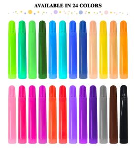 Khuyến mại 24 Màu Sắc Sống Động Bút Màu Nước Thiết Lập Với 1mm Đầu Sợi Cho Trẻ Em và Người Lớn Màu Cuốn Sách - Product Image 1