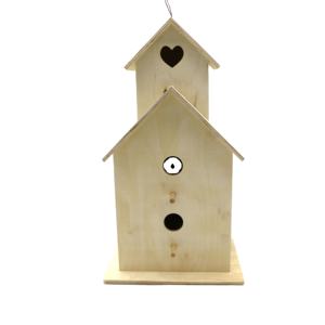 Yüksek kaliteli kuş evi toptan ahşap kuş yuvalama ev dekorasyon Mini kontrplak kuş kafesi - Product Image 2