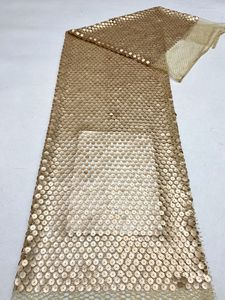 Nueva <span class=keywords><strong>Tela</strong></span> de Malla de Panal <span class=keywords><strong>con</strong></span> Orificios Centrales en Relieve de 12 mm, Lentejuelas Bordadas <span class=keywords><strong>para</strong></span> Vestidos, Zapatos, Bolsos, Sombreros - Product Image 4