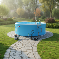 Piscine gonflable d'extérieur en PVC de grande taille pour l'été, haute qualité, 15 cm d'épaisseur, certifiée CE, taille et couleurs personnalisables