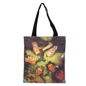 Sac de shopping personnalisé en toile de coton bio 100% réutilisable, écologique, à longue poignée, promotionnel - Product Image 4