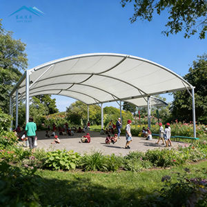 Özel Prefabrik Açık Hava Ağır Hizmet Tipi Geniş Açıklıklı PVDF Membran Yapılı Çadır, Spor Sahası Çatısı Gölgelendirme İçin - Product Image 1