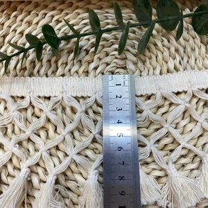 Tende in <span class=keywords><strong>pizzo</strong></span> a forma di diamante incrociato in stile bohémien Jiay, accessori, artigianato, decorazioni, fai da te - Product Image 3
