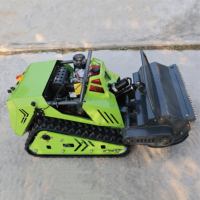 Tondeuse à gazon diesel 800 mm 24 V automotrice à chenilles en caoutchouc pour villa, jardin et pâturage