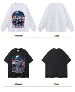 Wholesale Manufacturer Digital Print Tshirt Heavy Weight Cotton Homme Tee Custom Graphic Oversized DTG Print T-shirt for <b>Men</b> - Product Image 1