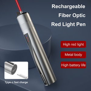 Mới cầm tay quang học màu Đỏ Laser quay bút có thể sạc lại VFL 10mW 15km sợi quang hình ảnh lỗi định vị B5-05 FTTH Mini Bút loại - Product Image 2