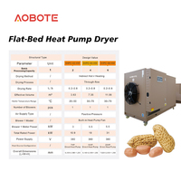 Lage temperatuur warmtepomp pinda droger lage breukpercentage vlakbed droogmachine landbouwmachines voor pinda zaad