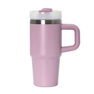 Cute <b>Macaron</b> 14oz Stainless Steel Baby Sippy Cup with Straw and Lid Leakproof for Toddler Travel Use - Product Image 5