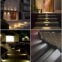 Lampes LED encastrées en aluminium pour extérieur, éclairage de coin, rampe de voiture, garage et allée