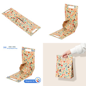 Ontwerp uw eigen logo op een vouwbare magnetische cadeauverpakking van papier met een binnenverpakking van papier, zijde, plastic of spons. - Product Image 6