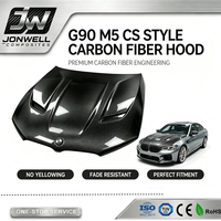 Capot avant en fibre de carbone style CS F90 M5 G30 pour BMW F90 M5 G30 Série 5 2017-2024
