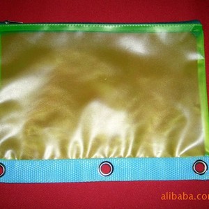 Estuche para lápices Teijin, bolsa con cremallera de malla de tela Oxford para estudiantes, diseño colorido, estilo minimalista - Product Image 4