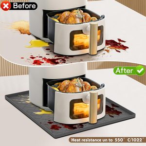 <span class=keywords><strong>Chefman</strong></span> แผ่นซิลิโคนสีเทาทนความร้อน18 ''X 15'' x 0.5 ''สำหรับหม้อทอดอากาศสไตล์คลาสสิกที่ช่วยป้องกันรอยขีดข่วนสร้างความเสียหาย - Product Image 5