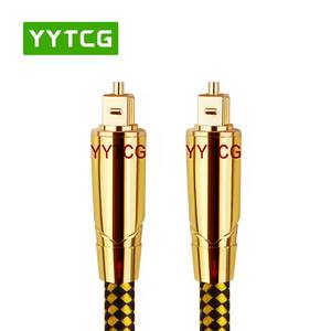 YYTCG T3 Câble à <span class=keywords><strong>fibre</strong></span> optique SC à SC plaqué or Câble audio optique carré à carré mâle à mâle - Product Image 3