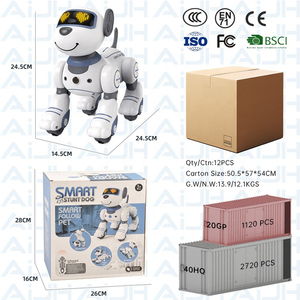 AiJH Stunt Dog RC <span class=keywords><strong>Robot</strong></span> <span class=keywords><strong>Jouet</strong></span>, Jouets Électriques Intelligents pour Chien, Jouets <span class=keywords><strong>Robot</strong></span> RC programmables par IA, qui marchent et dansent - Product Image 6