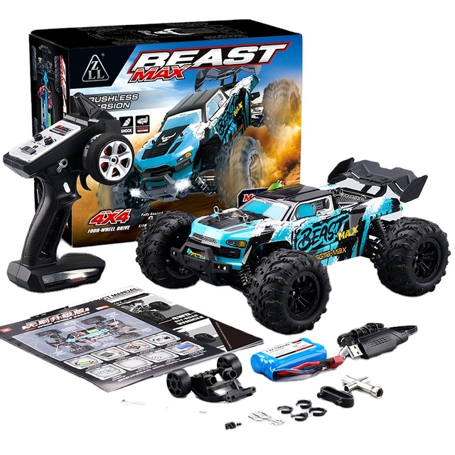 ZLL SG116 PRO Factory 1:16 Brushed RC Car 4WD High-Speed Racing Vehicle 35 Mins Racing Time Expert Remote Control Car USB Cable