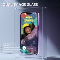 Protection d'écran en verre trempé ultra-fin HD 2.5D 9H anti-rayures pour iPhone 13 14 15 16 17 18 Pro Max Plus