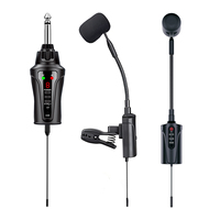 Microphone d'instrument sans fil numérique UHF ST-5, à très faible latence, alimenté par batterie au lithium pour saxophone et trompette en direct