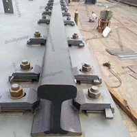 Clip de fixation de rail en acier DIN A75 pince de rail de grue 9216 pince de rail
