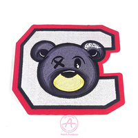 Patch de broderie de bordure découpé au laser fait à la main écologique