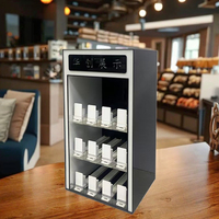 Support d'affichage pour cigarettes en acrylique LED, imprimé UV, publicité personnalisée, logo personnalisé, design moderne pour une visibilité en vitrine