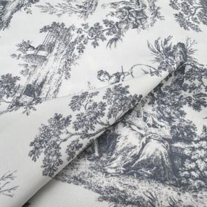 Tissu toile de Jouy imprimé léopard <span class=keywords><strong>jungle</strong></span> bleu, motif couleur personnalisé, pour textile de maison, <span class=keywords><strong>ameublement</strong></span> et sacs - Product Image 4