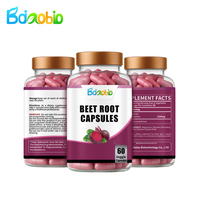 Complément alimentaire à marque privée OEM avec vitamines, capsules de poudre de racine de betterave