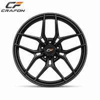Jantes forgées CF Matte Bronze 20 21 22 pouces 5*130 PCD compatibles avec Porsche Taycan Sport Turismo usinées sur mesure ODM