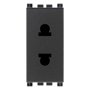 เต้ารับปลั๊กไฟ Sicury 2P 16A แบบ US/EU ขนาด 4.8 มม. สีเทา - Product Image 1
