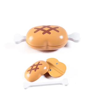 Jouets de <span class=keywords><strong>cuisine</strong></span> en bois pour enfants : ensemble de découpe de poisson, viande et fruits de mer pour tout-petits - Product Image 5