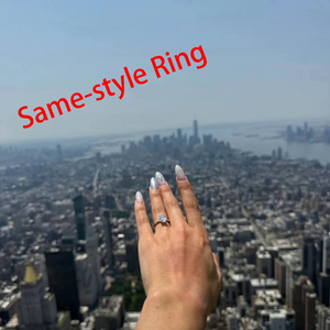 <span class=keywords><strong>Bague</strong></span> solitaire ovale en laiton plaqué or 18 carats avec zircone cubique, 3 griffes, grande zircone ovale, pour fiançailles et mariage, pour <span class=keywords><strong>femme</strong></span> - Product Image 1