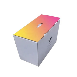 KELLOW PACKAGING Rigid <b>Paper</b> <b>Box</b> Corrugated Board Rectangle High-End Gift Craft Packaging Plastic Liner UV Four-Color Printing - Product Image 2