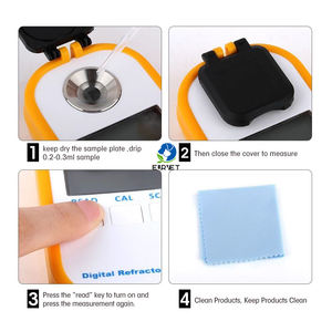 EUR PET 고품질 수의학용 디지털 브릭스 굴절계, 당도계, 다양한 테스트에 적합 - Product Image 3