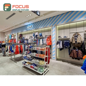 Sustainable Store Interior Chrome Metal <b>Wall</b> <b>Display</b> <b>Unit</b> Odm Supplier Fashion Store - Product Image 4