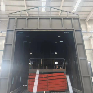 Câmara de jateamento automático para venda Sala de jateamento manual com bomba de motor e material aço PLC para limpeza de aço - Product Image 3