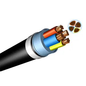 High quality low Voltage 0.6/1kv multi cores cable with copper conductor XLPE insulated and PVC sheathed