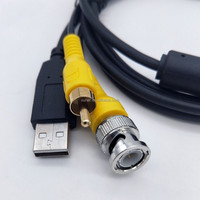 Fabricant de haute qualité câble de projet OEM personnalisé USB type-c à BNC RCA connecteur câble adaptateur composite AV câble