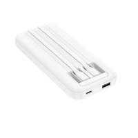 Banque d'alimentation portable d'urgence Li-Polymère 10000mAh avec écran LED, charge rapide et sortie 20W