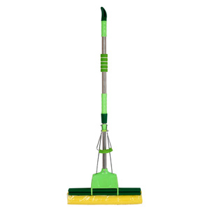 Fregona de colodión directa de fábrica de 38cm, cesta de plástico, esponja de limpieza sostenible de alta capacidad, rodillo, fregona retráctil - Product Image 2