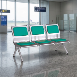 Chaise d'accompagnant hospitalier ergonomique et légère, assise confortable, structure métallique durable, inclinaison réglable, mousse à mémoire de forme - Product Image 3