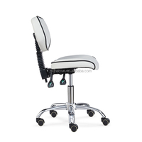 Chaise ergonomique pour hygiéniste dentaire, tabouret de dentiste et tabouret d'assistant, chaise mobile réglable pour dentiste avec dossier large