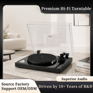 Tocadiscos AT-3600L de Alta Gama, Venta al Por Mayor de Fábrica, OEM/ODM, Acabado en Pintura Piano, Gramófono con Bluetooth, Sonido Hi-Fi, Reproductor de Vinilos LP - Product Image 1