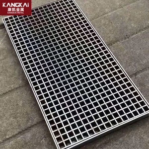 Прочная противоскользящая промышленная решетка из нержавеющей стали для проходных и дренажных систем, современная, коррозионностойкая - Product Image 1