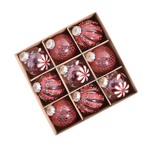 Adornos Colgantes de Bolas Navideñas Ecológicos de Alta Calidad, Decoraciones Festivas Transparentes de Plástico con Formas Especiales para Árboles - Product Image 5