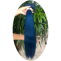 Extensión de Cabello Sintético Liso de Fibra Japonesa Ultrasuave y Sedosa, Color Natural Negro a Rubio Claro Número 30