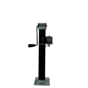 Новый подъемник Chenwei Black Powder для прицепов и кемперов, ручной, круглый, мини, грузоподъемность 5000 фунтов, высота подъема 15 дюймов, для бездорожья - Product Image 2