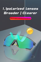 Lunettes de soleil sport Advanced S17103 pour hommes, design enveloppant pour une protection et une visibilité maximales, logo personnalisé aujourd'hui.