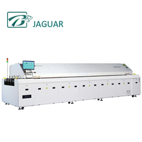 Precio de fábrica, máquina de soldadura por reflujo SMT de aire caliente sin plomo de diez zonas de doble riel, automática, para línea de producción SMT