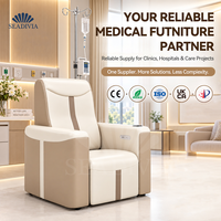 Fauteuil inclinable médical multifonctionnel électrique de luxe SEADIVIA avec support de perfusion IV, usage hospitalier, robuste et ergonomique